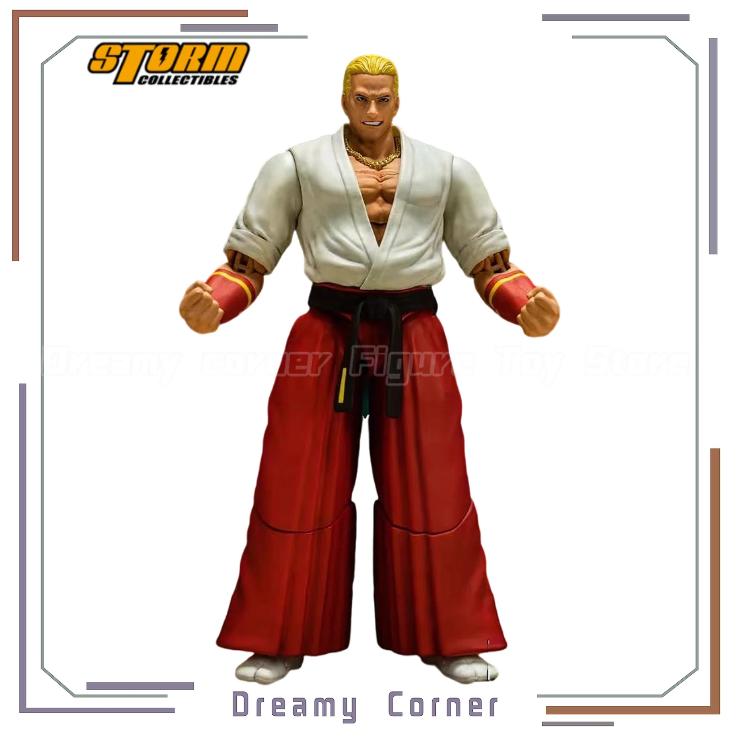 

【In Stock】Original Storm Collectibles THE KING OF FIGHTERS '98 ULTIMATE MATCH GEESE HOWARD 1/12 Action Figure Toys