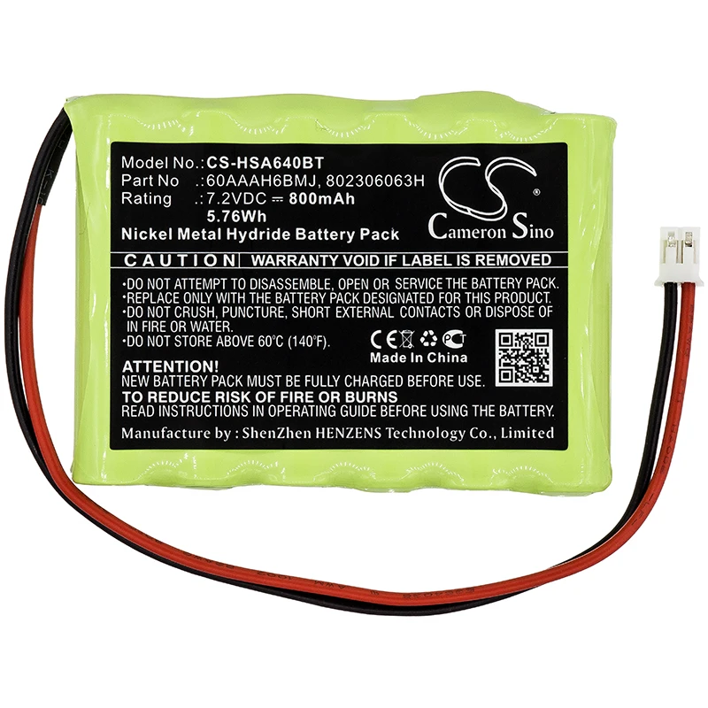 

Alarm System Battery For Yale:60AAAH6BMJ,802306063H,HSA6400 Premium Alarm Control Panel,HSA6410 Panels,Easy Fit,Easy EF,Easy AI