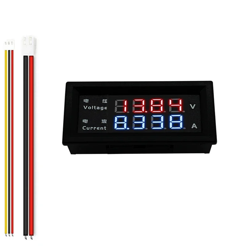

4-значный DC 100 В 200 В 10 А электронный цифровой вольтметр амперметр 0,28 '' светодиодный дисплей регулятор напряжения вольт амперметр тестер