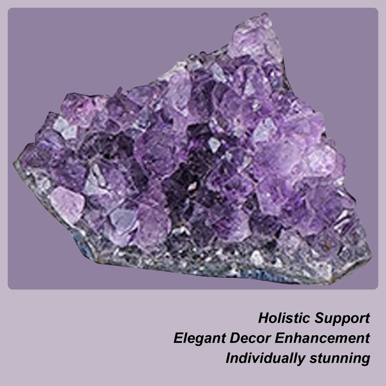 Natural Crystal Cluster Amethyst Stone Geode Raw Minerals Real Uruguay Home Decoration Stylish & Meditation Raw Stone