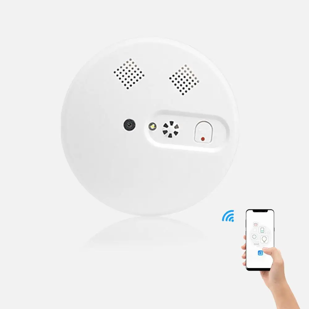 

Smart smoke detector,When there is smoke, send the dangerous photos to mobile.