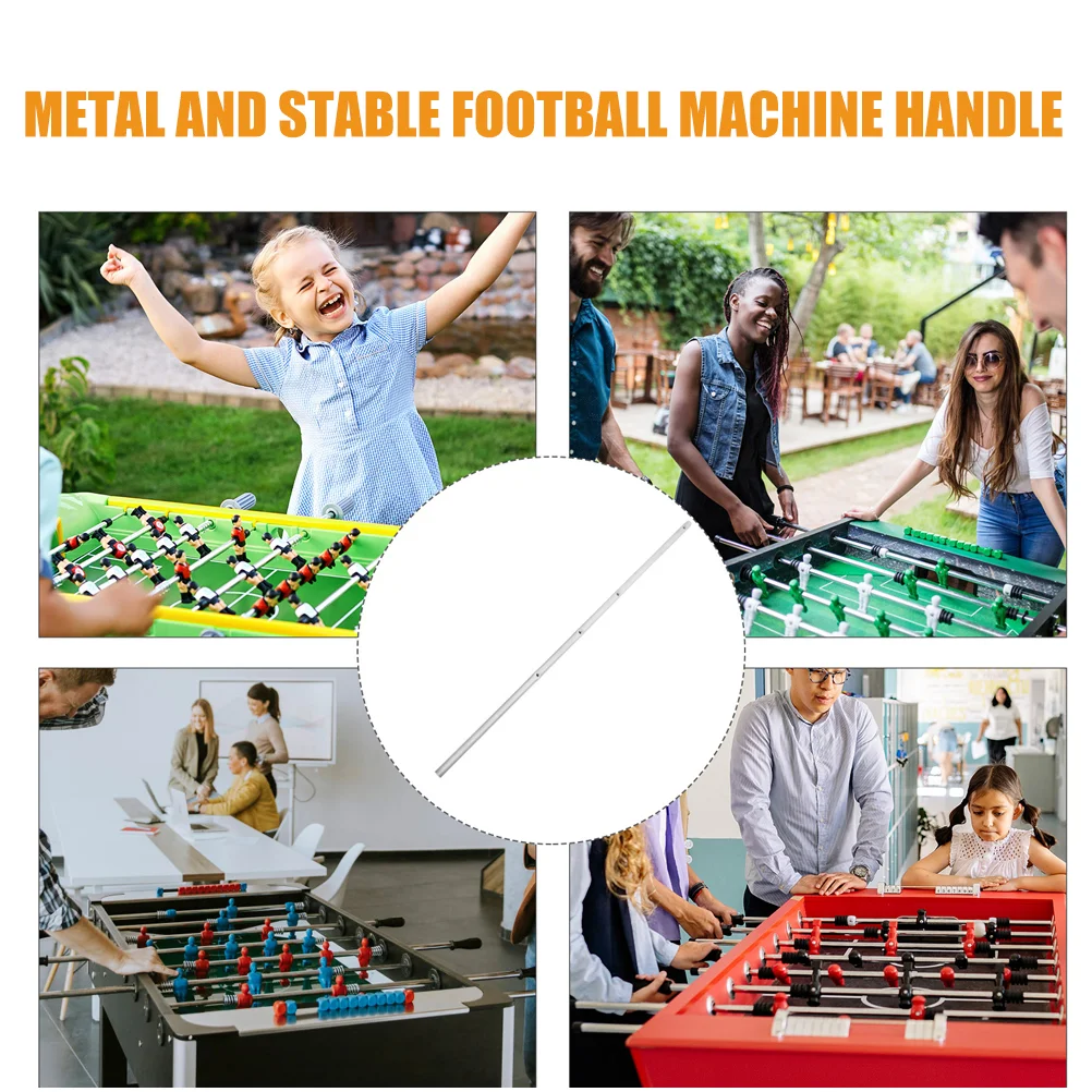 Table Football Accessories 6mm Diameter 41 5cm Metal Pole for Kids Adults Replace Old Rods Smooth Most