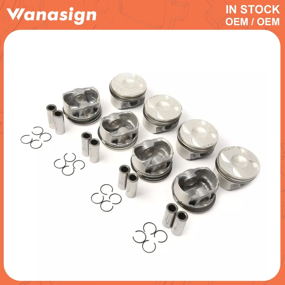 مجموعة المكبس والخواتم Φ84.5mm STD Fit 4.0 T لأودي A6 A7 A8 Quattro 4.0T TFSI CTGA CRDB CWUB CTFA V8 GAS 079107066 EN 079107066 EM