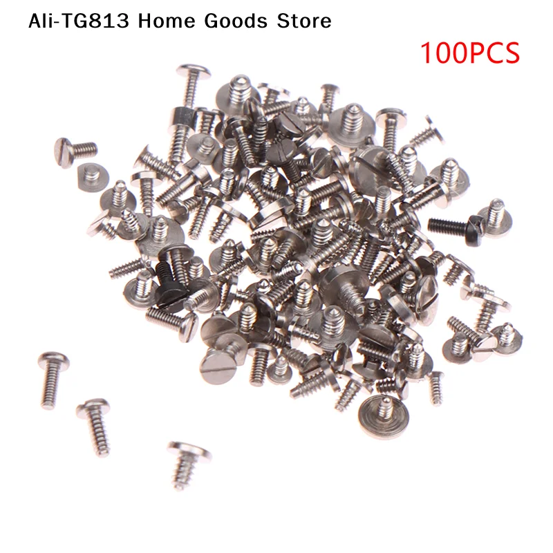 [TG813]100Pcs Tiny Precision Mixed Multi-size Watch Screws Movement Repair Tools Part For Watchmaker