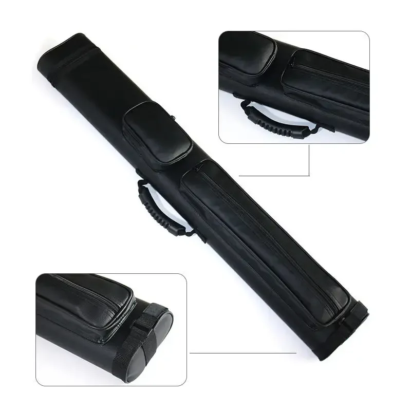 High Quality Wholesale price   6 Holes  1/2-pc Billiard Cue Case Carrying Cue Sticks For sale