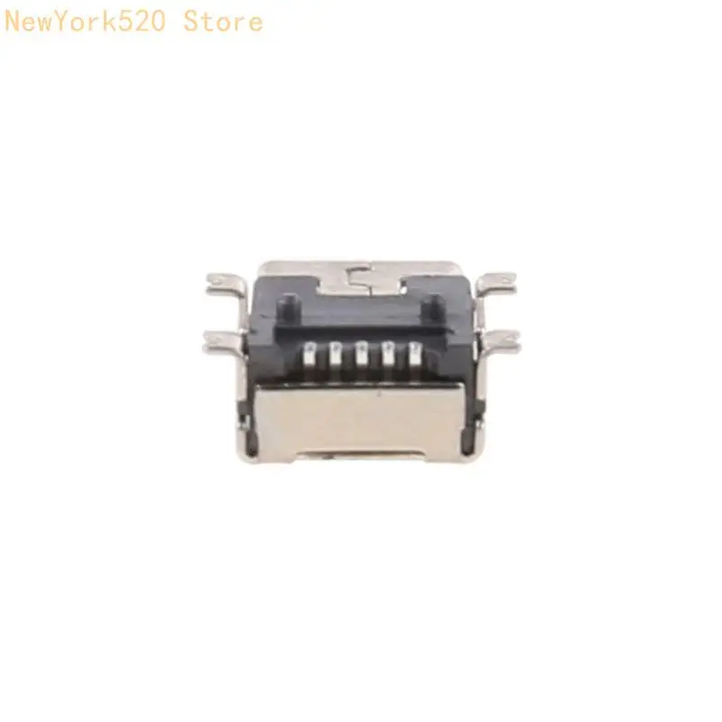 10 Pcs Mini USB Type B 5 Pin Female Socket Connector For Mobile Phone Charging N84C