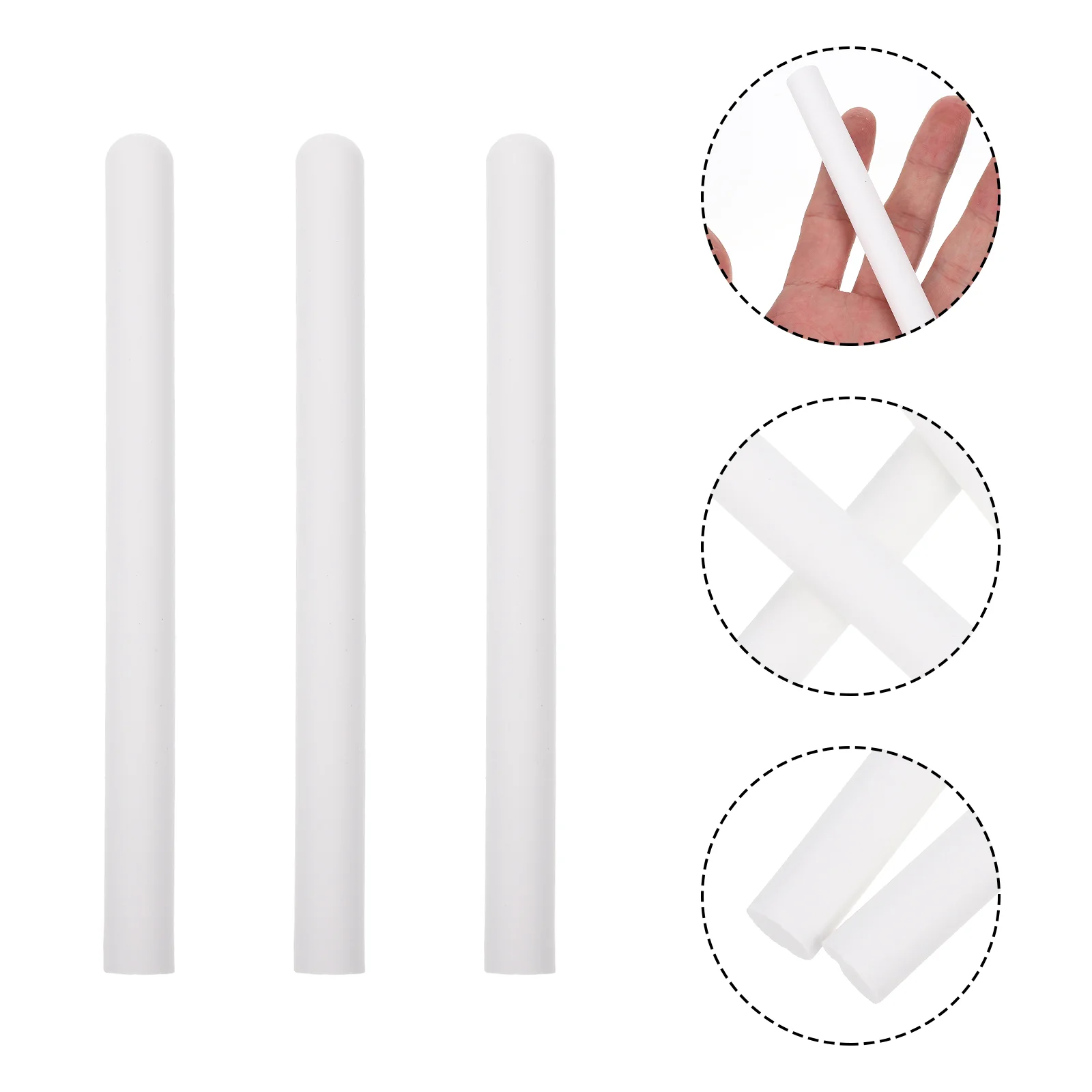 3 Pcs Dehumidifier Planet Earth Sticks Moisture Household Dry Portable Drying Diatomite Dehumidifying Wash Basin Rod
