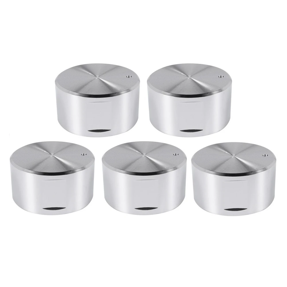 5 Pcs Metal Gas Stove Knobs 8mm Cooker Control Range Oven Knob Burner Knob Gas Hob Switch Replacement Accessories