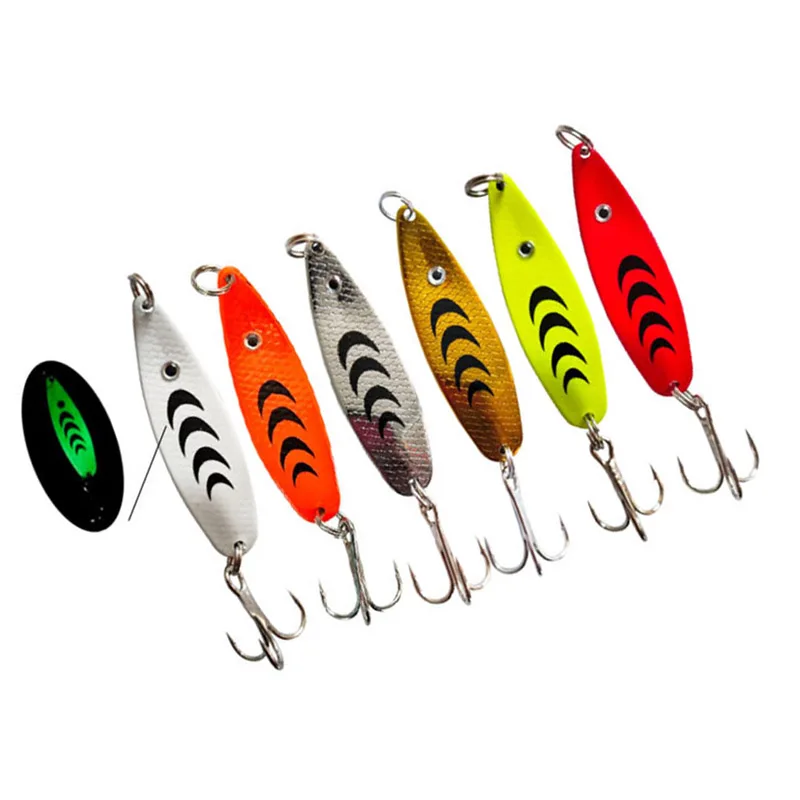 1PCS Fishing Lures 7g Spoon spinner bait Wobblers Jig Lures pesca isca artificial VIB Sequins Hard Baits for Carp Fishing Tackle