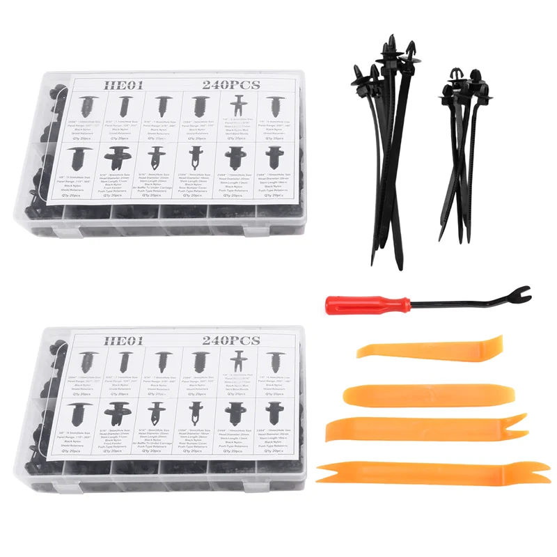 

Bumper Clamp Plastic Rivets For Cars Rivet Push Fastener Kit Plastic Rivet Tool Door Decorative Panel Clips