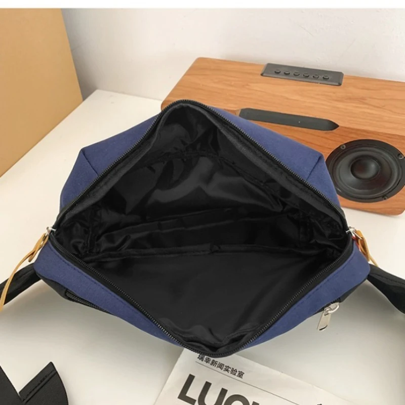 حقيبة هاراجوكو اليابانية المتضاربة ذات الألوان الإضافية للسفر للزوجين حقيبة صدر للرجال حقيبة خصر هيب هوب بنجي حقيبة كروس مربعة صغيرة رائعة ورائعة #4