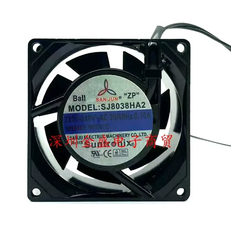 for Taiwan Sanju SJ8038HA2 HA1 SJ9238HA2 HA1 110V 220V Small Axial Flow Cooling Fan
