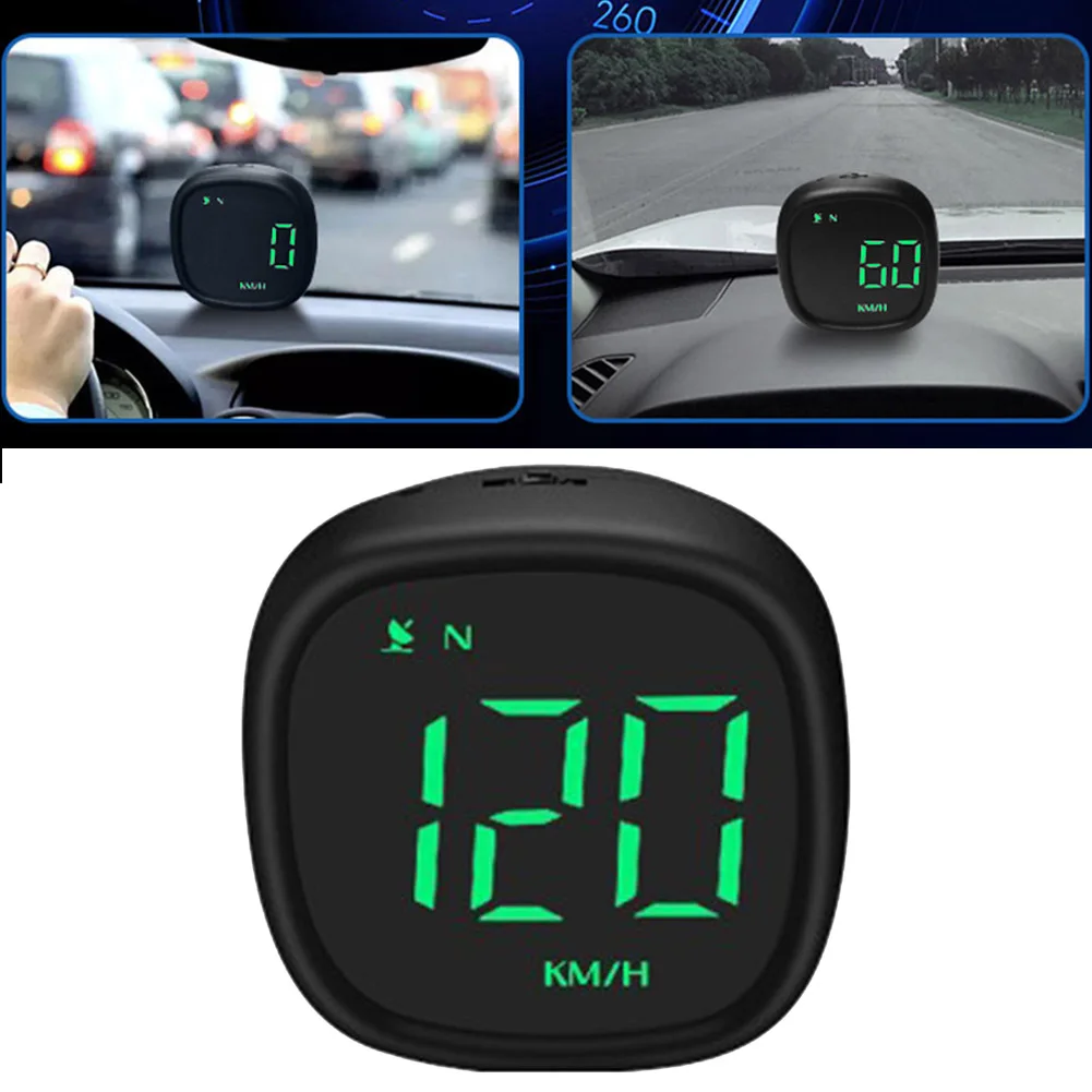 

ABS автомобильный GPS спидометр Heads Up дисплей HUD KMH MPH цифровой для автомобилей Запчасти для мотоциклов аксессуары 5 В 2A