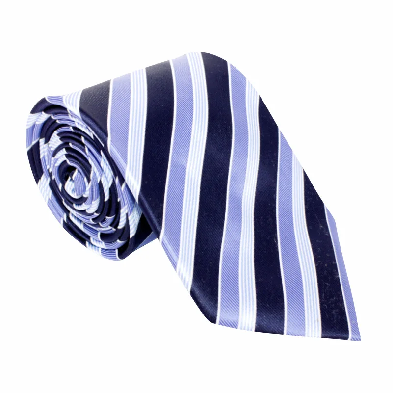 Casual neckties with blue stripes and jacquard stripes, high-density Korean version neckties, good supply, handcrafted