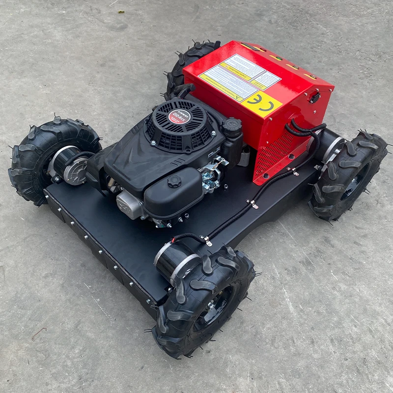 STLF Neu eingetroffener, vierrädriger Rasenschneider, ferngesteuerter Rasenmaschine mit grobem Gelände