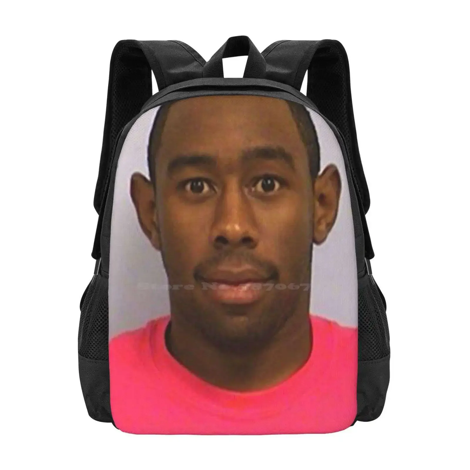 

Tyler Mugshot 3D Print Design Backpack Student Bag Tyler Tylerthecreator