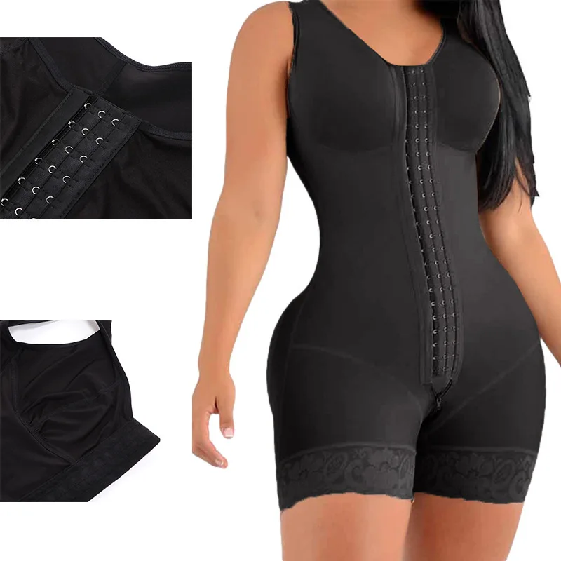 High Compression Body Shapewear Women Fajas Colombianas Corrective Girdle Tummy Control Post Liposuction BBL Slimming Waist Belt