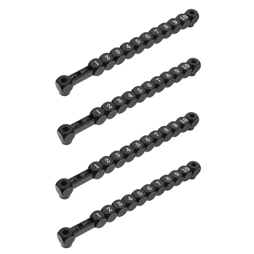 

Набор из 4 профессиональных пластиковых счетчиков очков для настольного футбола, простые в установке индикаторы для подсчета баллов