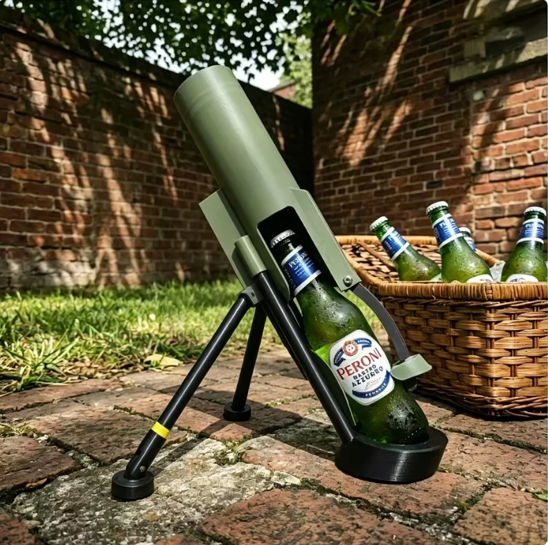 Creative Beer Bottle Opener Suitable for 330ml, Hands-free Tactical Cap Opener,Camping Fun Bar Beer Bottle Opener Beer Tool