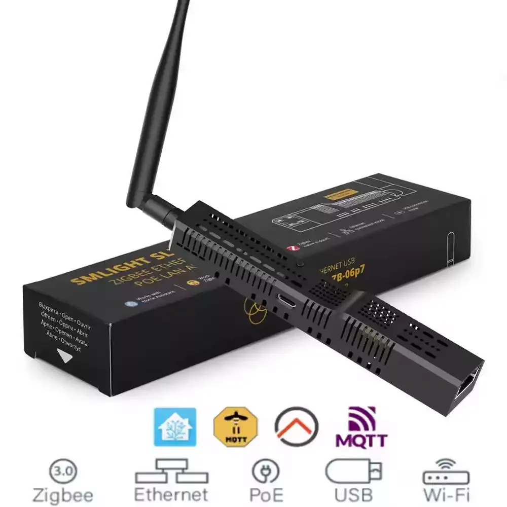

SMLIGHT SLZB-06P7 Zigbee 3.0 to Ethernet, USB, and WiFi Gateway Coordinator