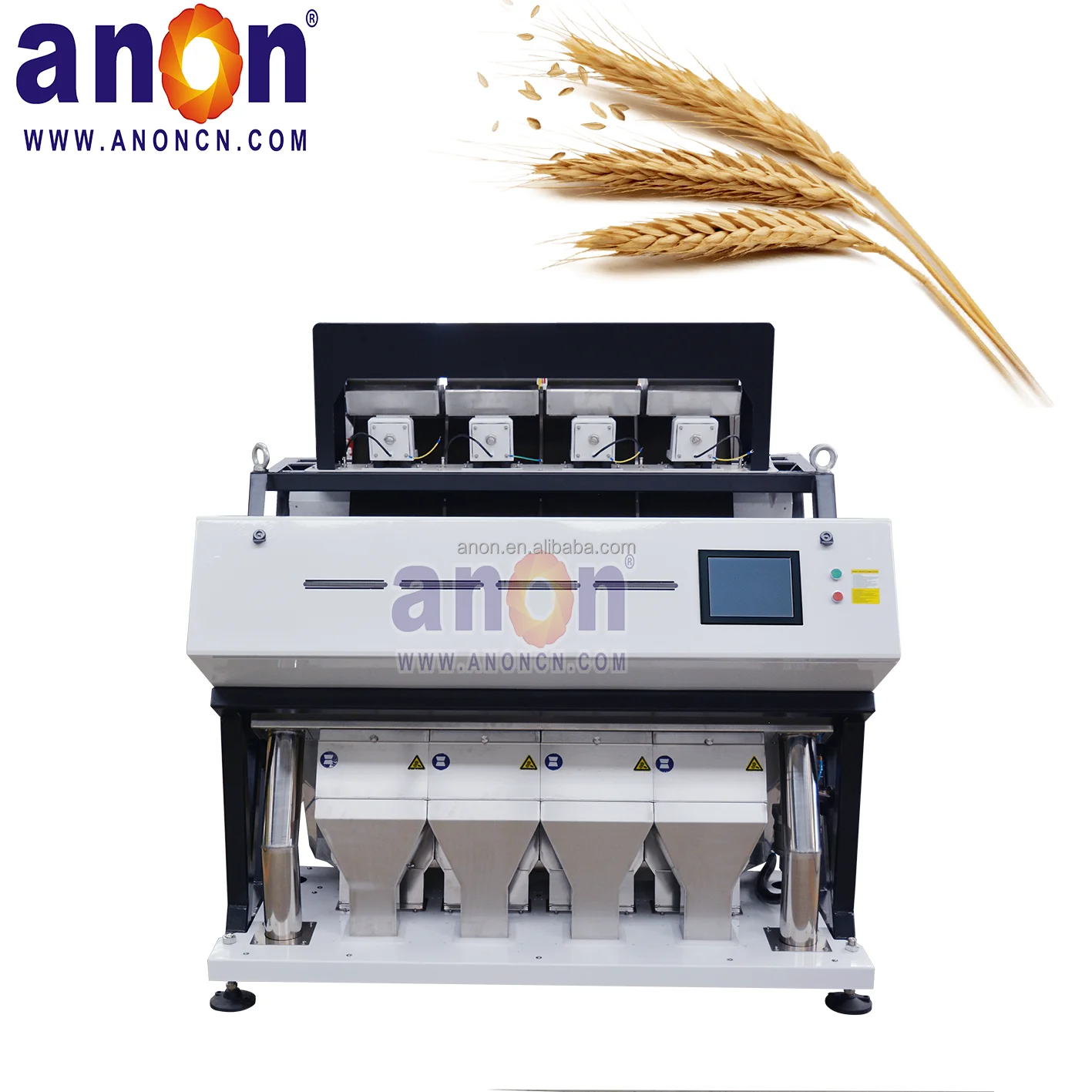ANON بالجملة آلة فرز الألوان للحبوب الحبوب القمح الذرة الفول السوداني الفاصوليا بذور الشاي المكسرات Realtech فارز الألوان
