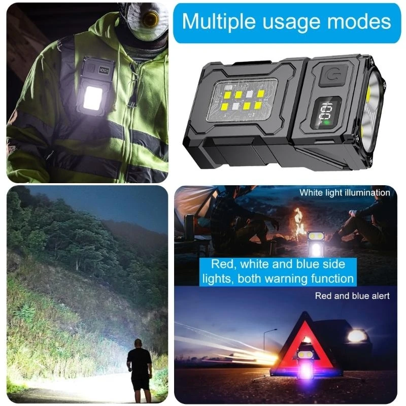 D8KF Outdoor LED Flashlight LED Handheld Flashlight for Outdoor Fishing Camping
