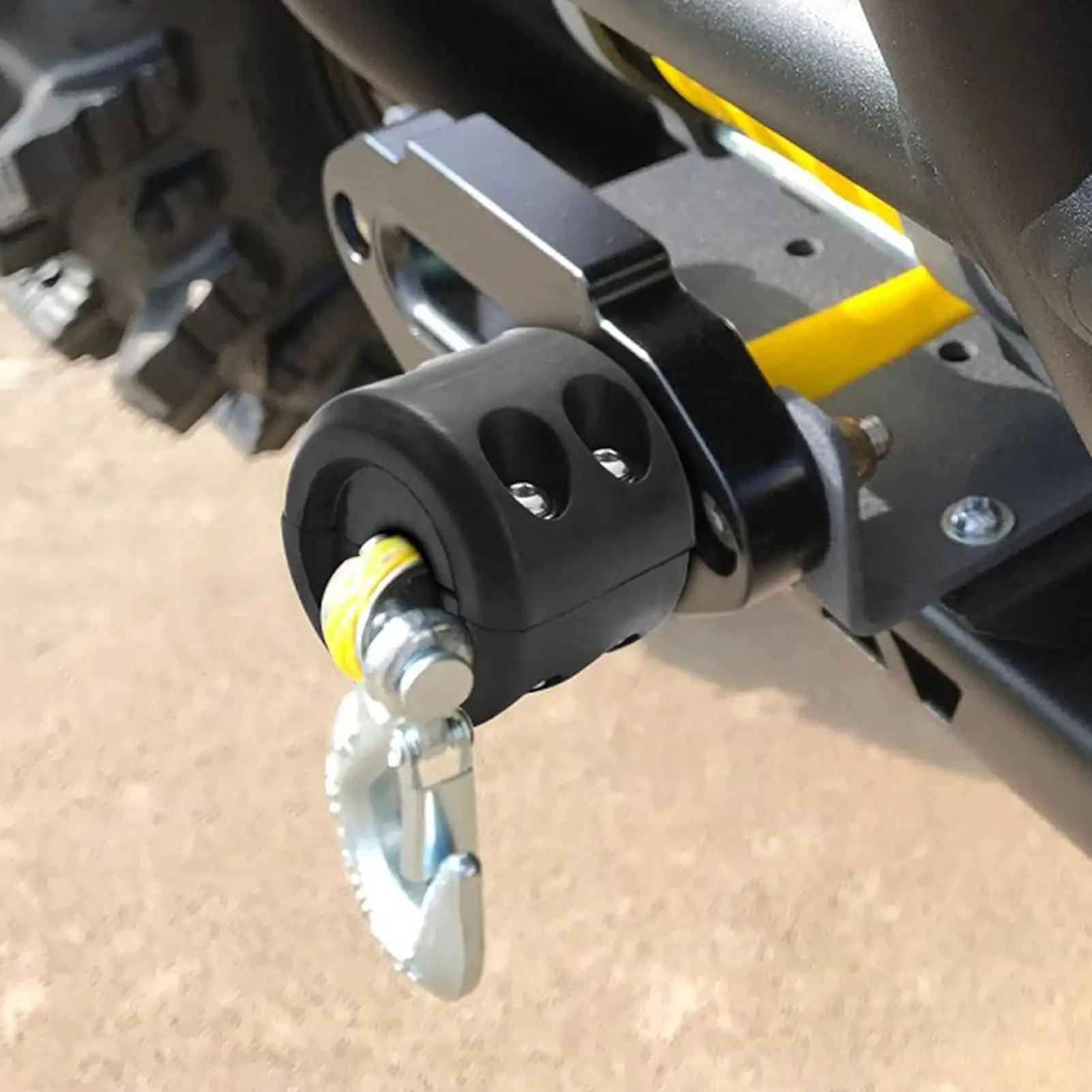 Rubber Winch Stopper Shock Absorbent Cable Protector Rubber Plug Protects Towing Hook Winch Buffer For OffroadTruck UTV ATV Car