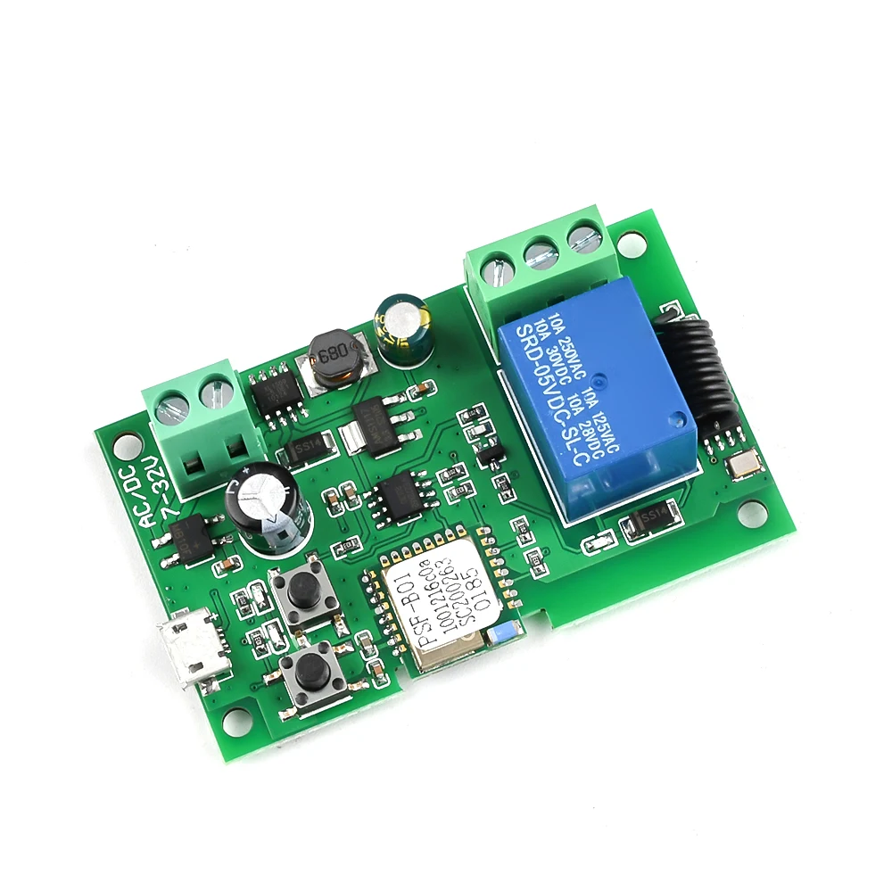 WLAN-Funk-Schaltrelaismodul für Smart Home 5V/DC7-32V Anwendbar für Zugangskontrolle, PC-Einschaltung, Garagentor – Detail 11