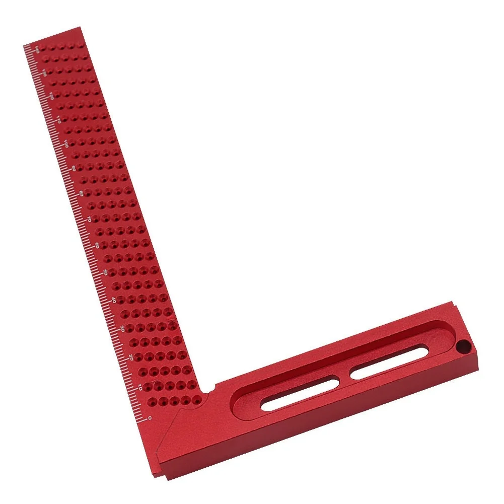 Aluminum Alloy Right Angle Ruler 160mm 45 90 Degree T Shape Woodworking Square Measuring Tool For Carpenter DIY Accurate Layout