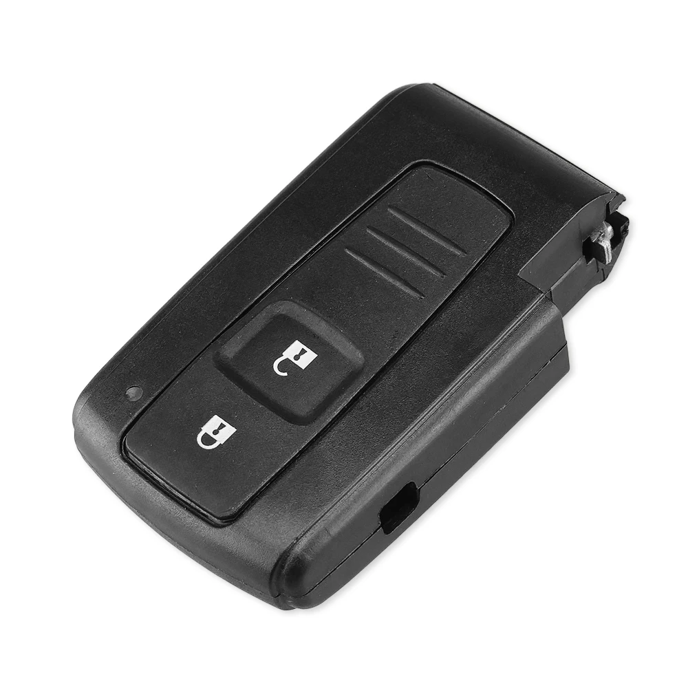 KEYYOU For Toyota Prius Fob 2 Buttons Smart Repalcement Remote Car Case Shell Without Key Blade