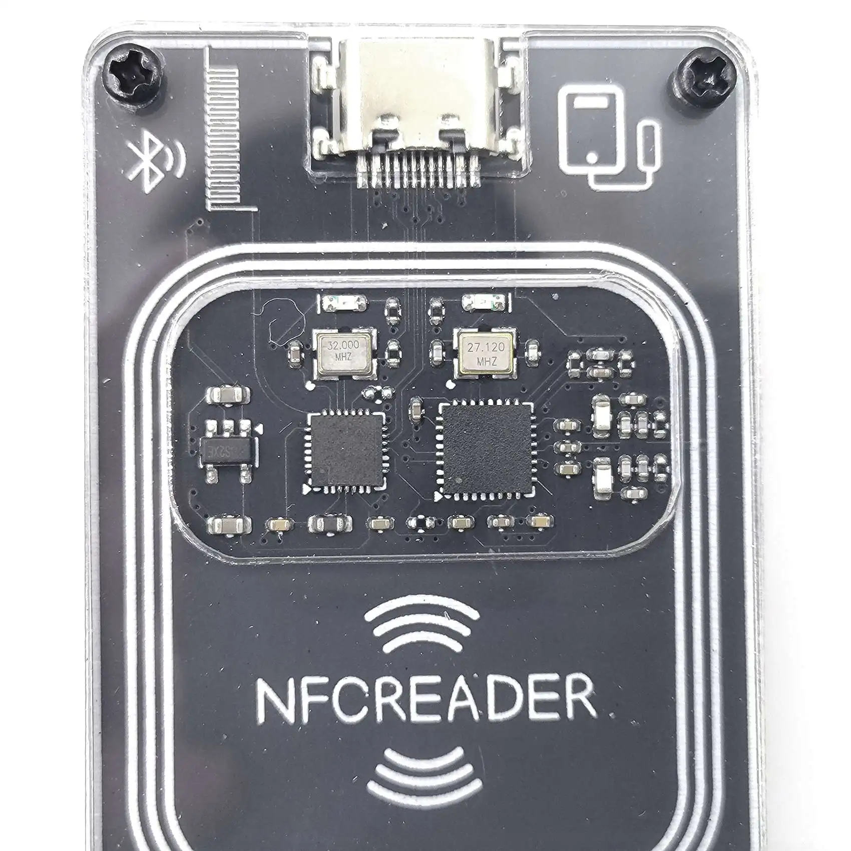 PCR532 NFC RFID Bluetooth Беспроводной модуль IC Card Reader Writer RFID-эмулятор Минипиопия с интерфейсом Type-C