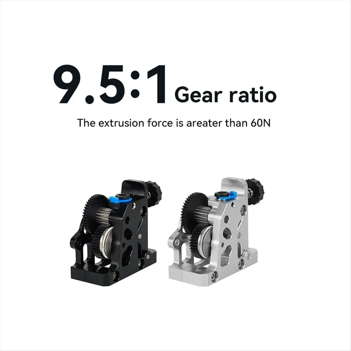 

Экструдер BOFF Dual Gear HGX-LITE с редуктором из закаленной стали и высокоскоростным двигателем для CR10, CR10S, Ender 3 V2, VORON Silver