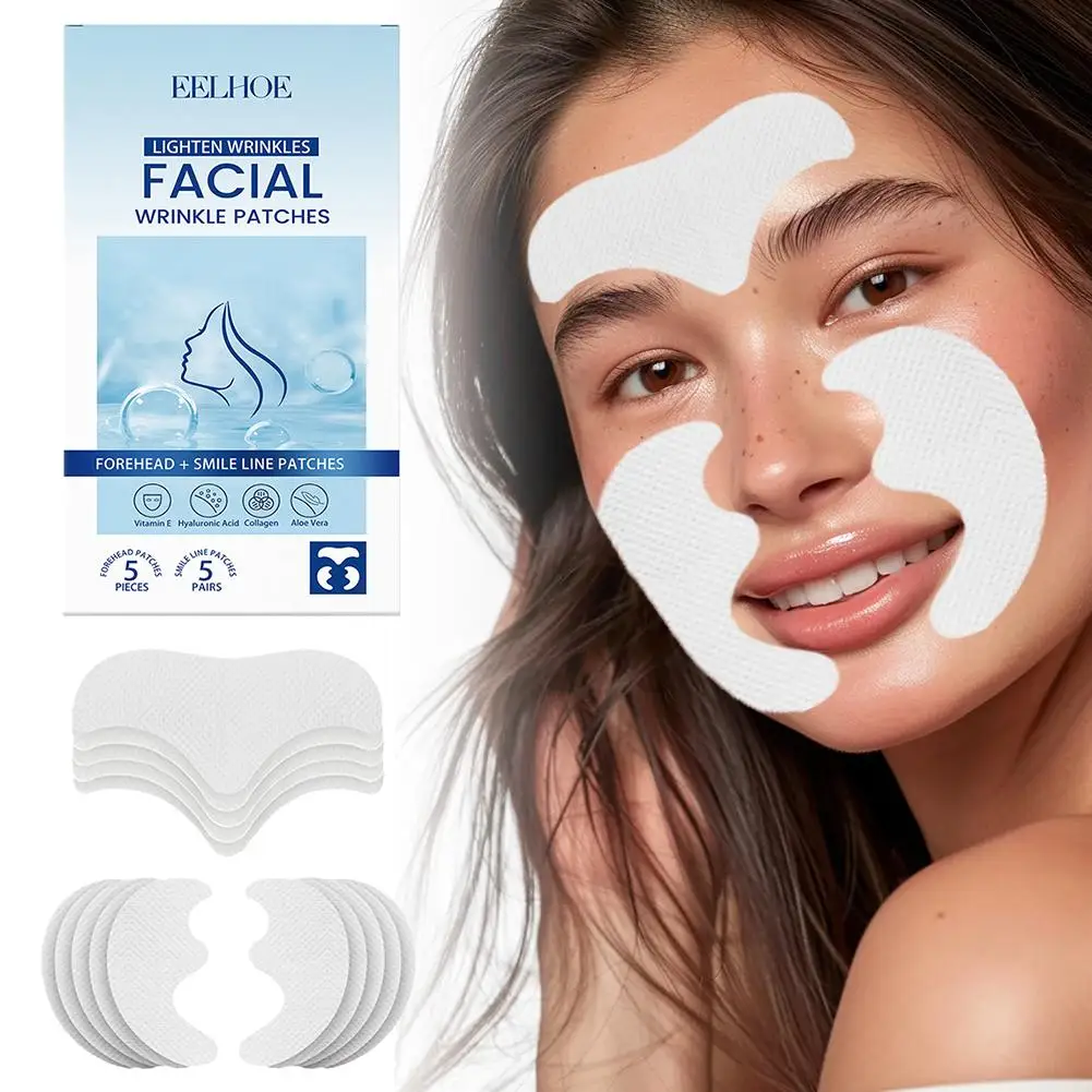 Forehead Sticker Reusable Anti Wrinkle Forehead Patch Patch Comfortable Care To Carry Easy Silicone Facial Silicone Soft L0J0