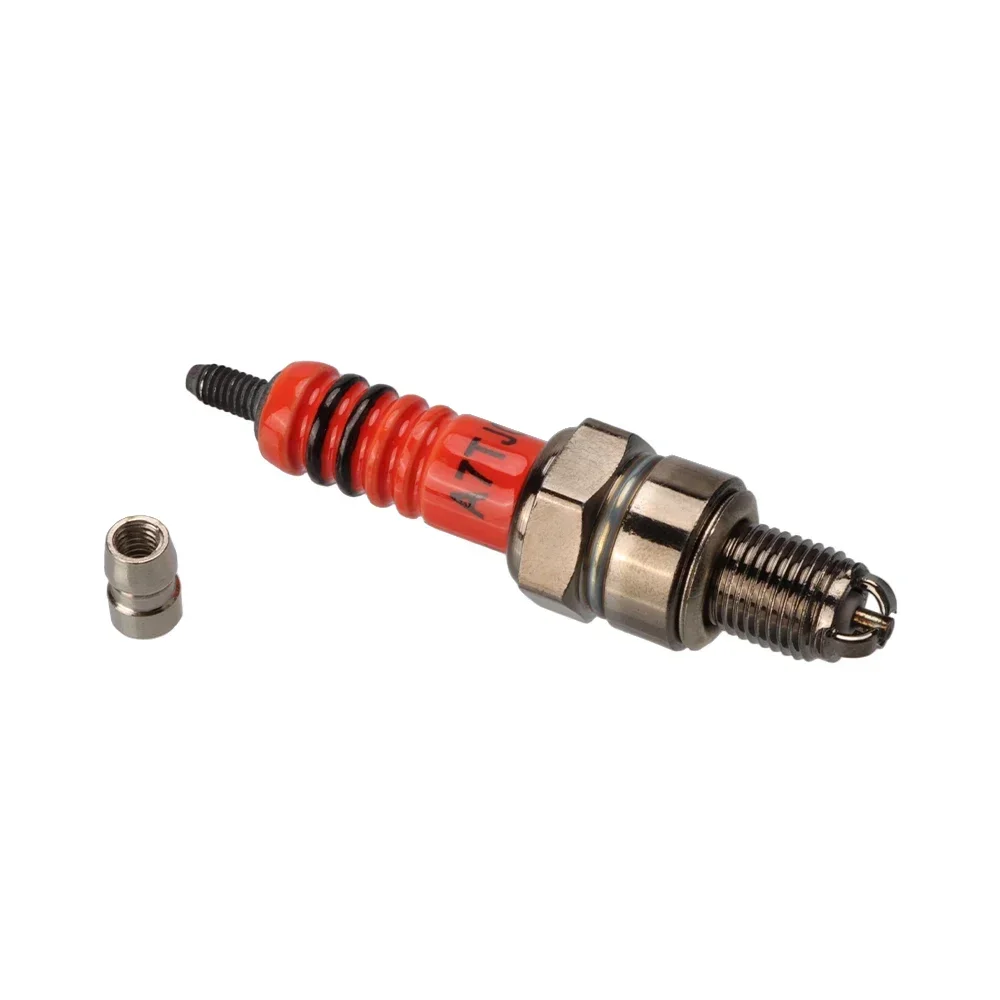 Motorcycle Spark Plug A7TJC Modified GY6 50cc 70cc 90cc 110cc 125cc ATV Go Kart Dirt Bike 150cc Moped 3 Electrode