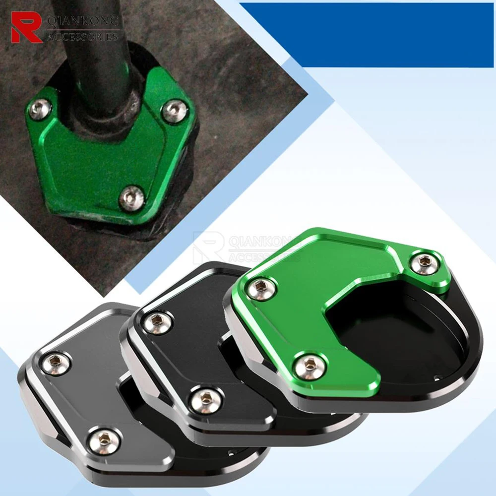 

Motorcycle For kawasaki KLX125 KLX 125 2010-2012 2013 2014 2015 2016 klx 125 Aluminium Side Stand Enlarge Pad Plate Kickstand