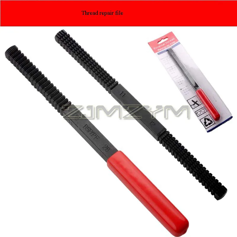 Thread Restoration Tool Thread File Metric Pitch 0.75-3.0 Mm Thread Restoring File Set Tool Car Repair-Tool Parts Accessories