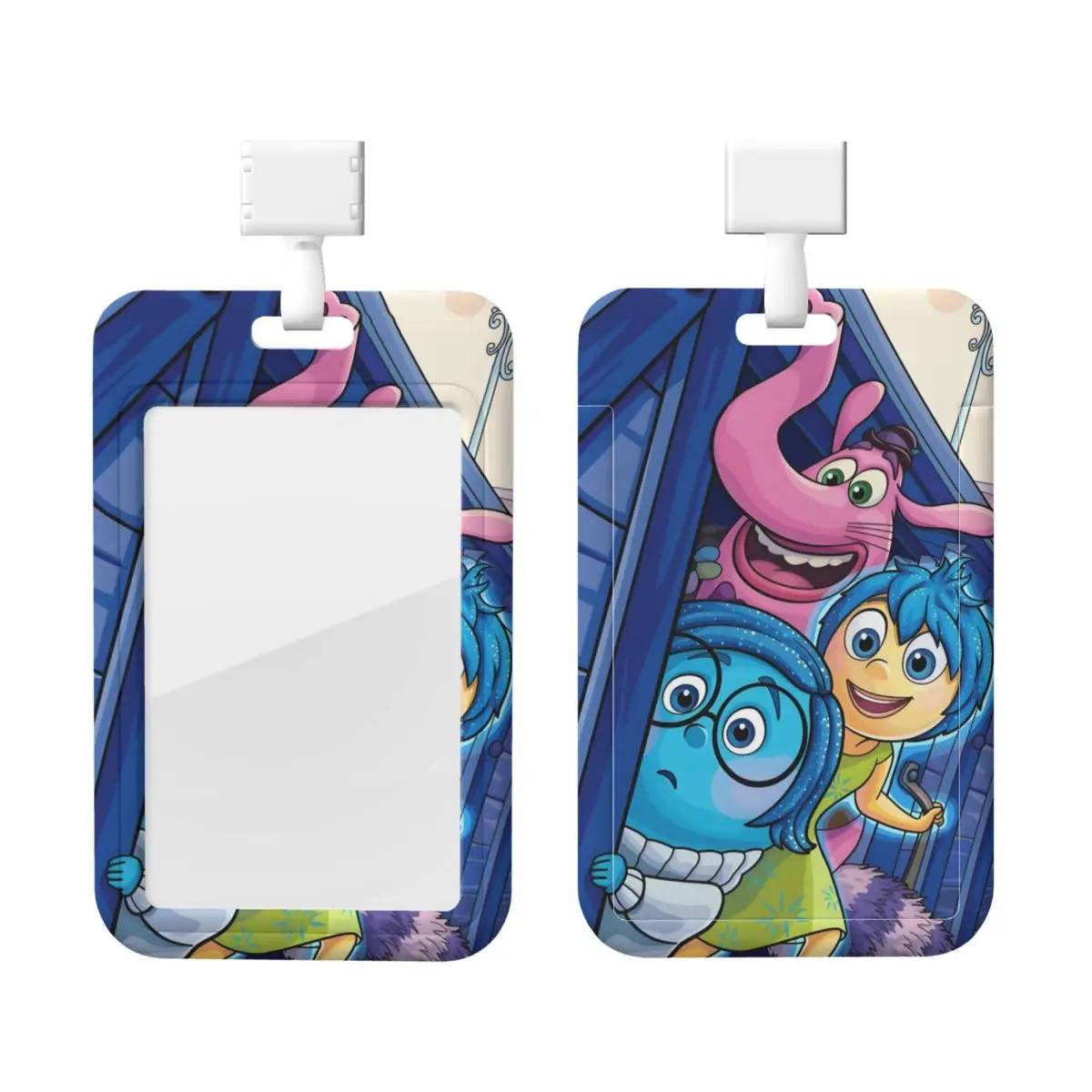 

Custom Inside Out Cartoon Credit Card Holders Neck Strap Lanyard ID Badge Card Holder Factories Nurse Card Holder