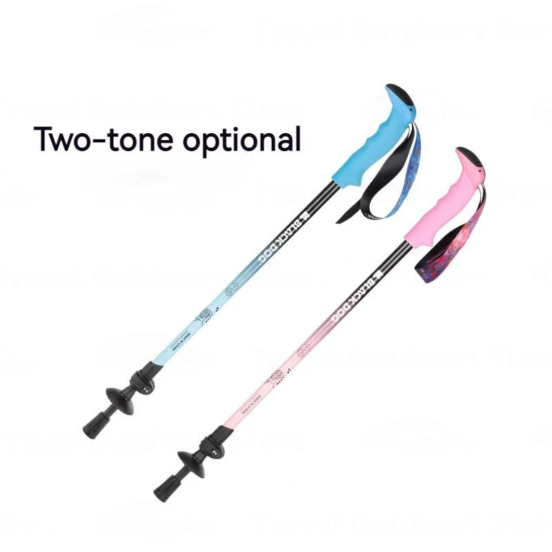 Naturehike-Blackdog Outdoor Telescopic Walking Stick Ultralight 6061 Aluminum External Lock Skiing Trekking Poles for Children