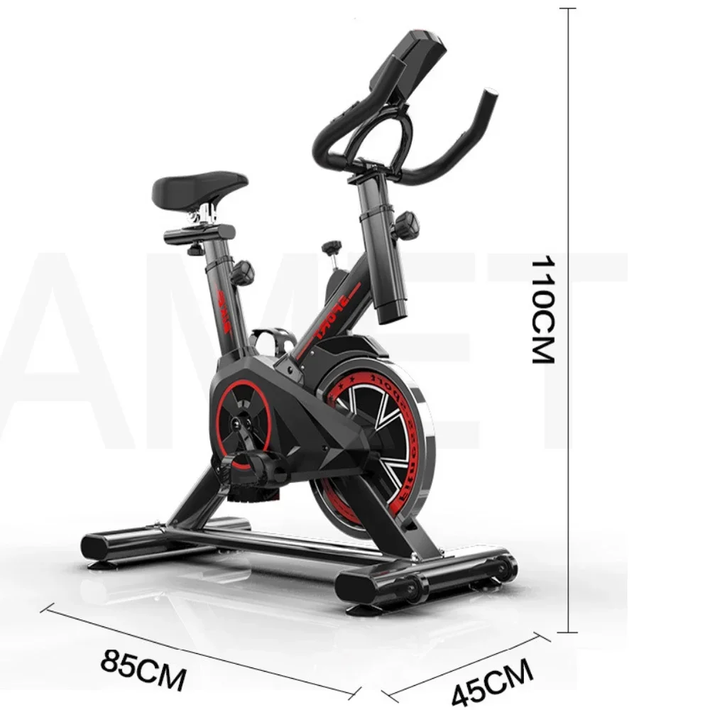 Indoor Cycling Bike Stationary Exercise Bike for Home Gym with Comfortable Seat Cushion Silent Belt Drive Spinning Bicycle