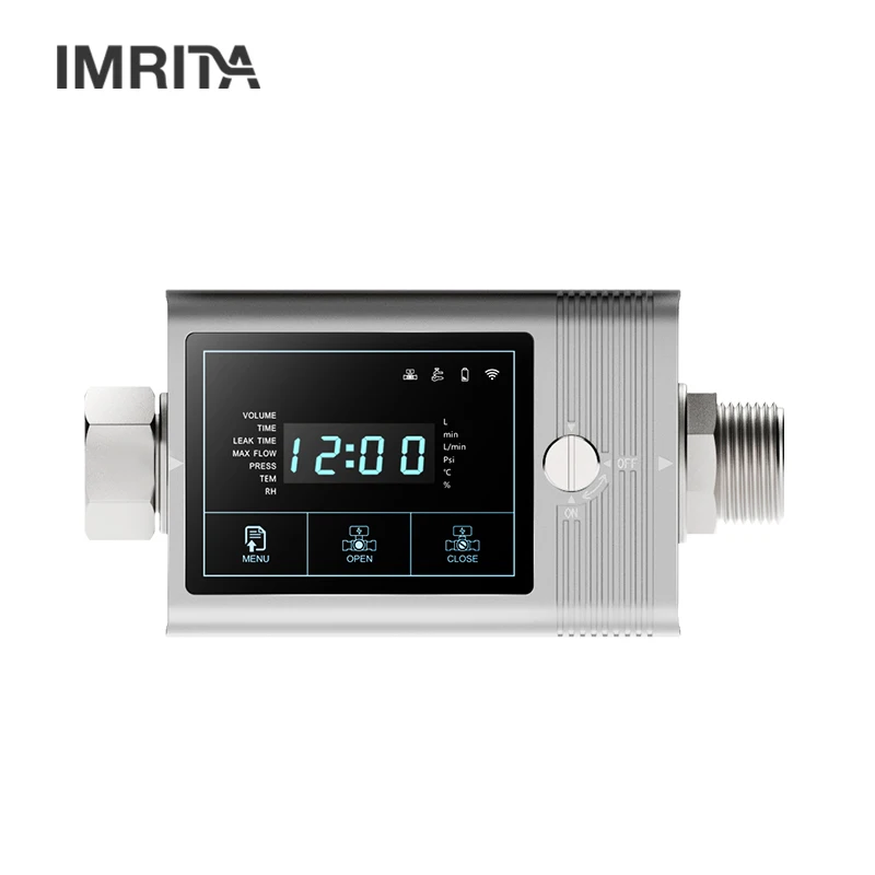 IMRITA Automatic Water Shutoff Leak Alarm User Friendly App Whole House Water Leak Detector for Smart Home