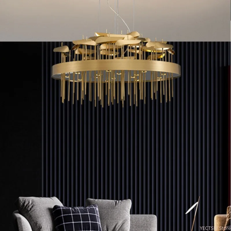 

Modern creative light luxury living room, dining room model room tea decorative lights