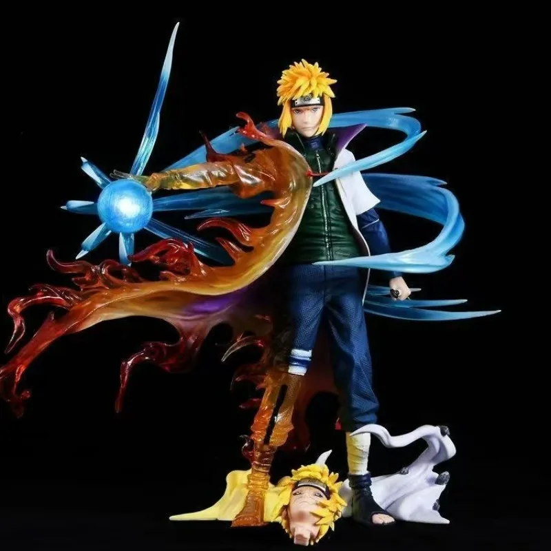 Naruto Namikaze Minato Yondaime Anime Figure toys model Action Figures Statue Collection Pendant Desktop decoration Kids Gifts