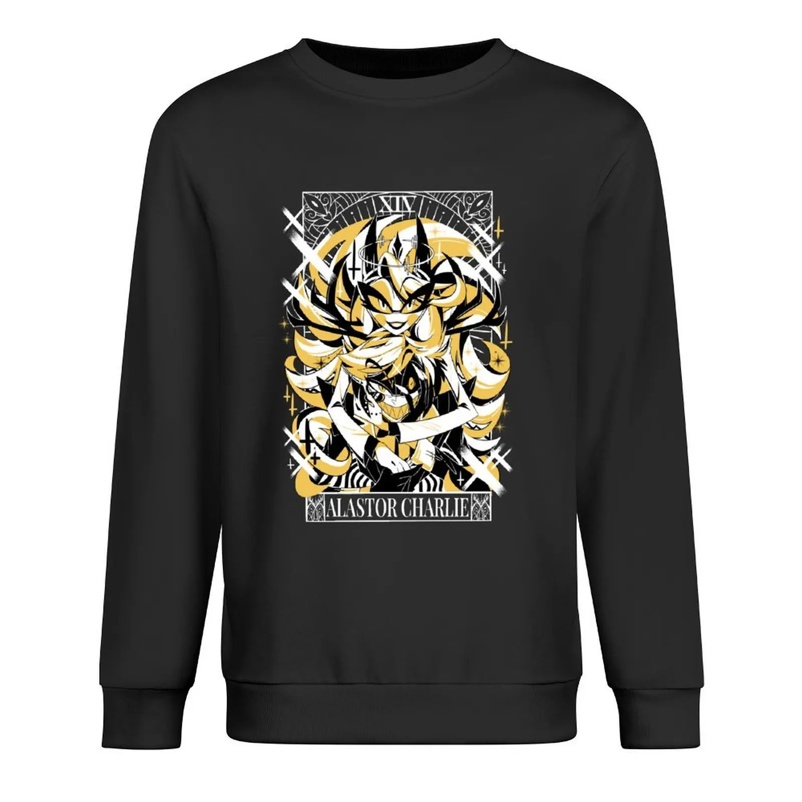

Charlie + Alastor 2023 Tarot Card Inspired Halloween Collection Fanmerch Pullover korean clothes japanese style pullover
