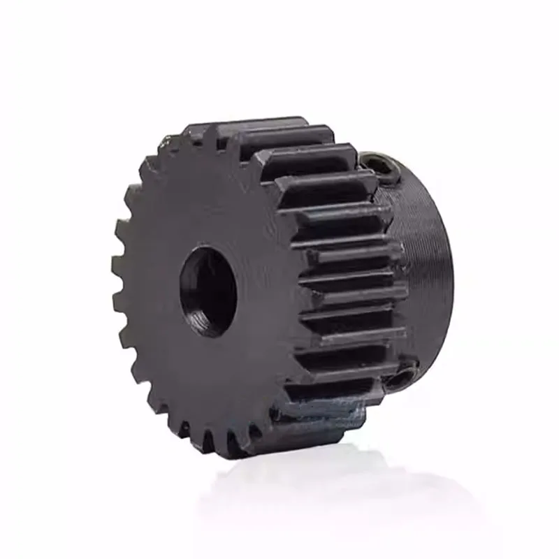 1pcs 1 Mod Spur Gear 15T 16T 17T Bore 4mm~10mm 45# Steel Blackening Transmission Gears Pinion 1M Motor Gear Parts Accessories