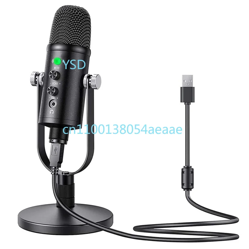 ميكروفون مكثف USB مع دبلة إلغاء الضوضاء وجهاز تسجيل الكتب الصوتية وجهاز تشغيل فموي جديد