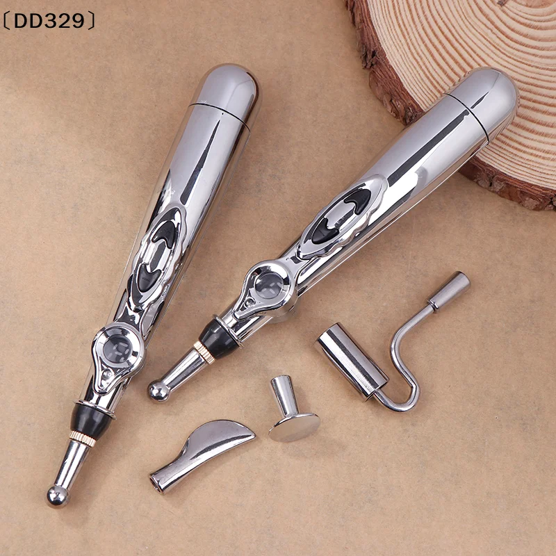 2/5 Heads Electric Acupuncture Pen Acupuncture Point Massage Pen Meridian Energy Massage Pen Pain Relief Massage Pen〔DD329〕