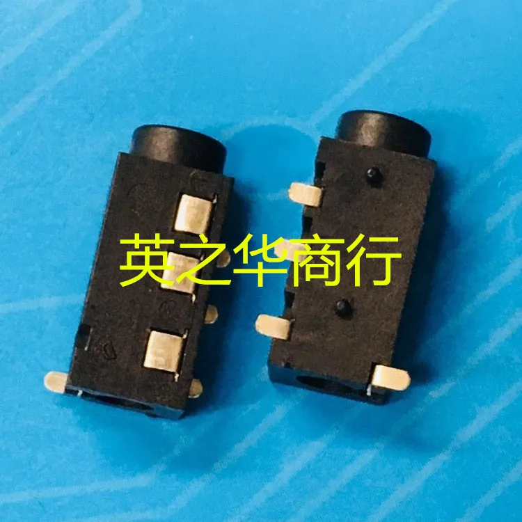 50 قطعة الأصلي الجديد PJ-320D سماعة جاك الصوت جاك سماعة جاك 3.5 منافذ 3 + 1 اليسار ثلاثة يمين واحد 4P