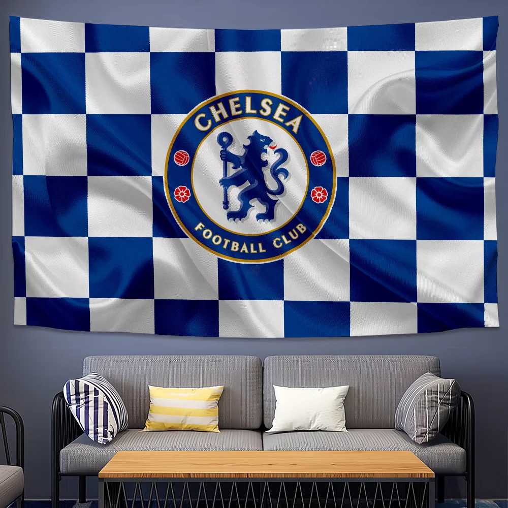 C-Chelseas Football flag For Picnic Party Art Hanging Home Decoration Outdoor Camping Party Banner