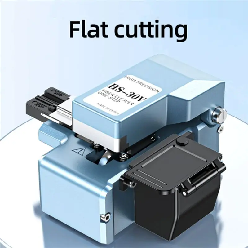 B24B HS-30V One-Step Fiber Optic Cleaver+ Blade Optical Fiber Fusion Splicer Cutter Cold Cut Hot Melt Full Automation