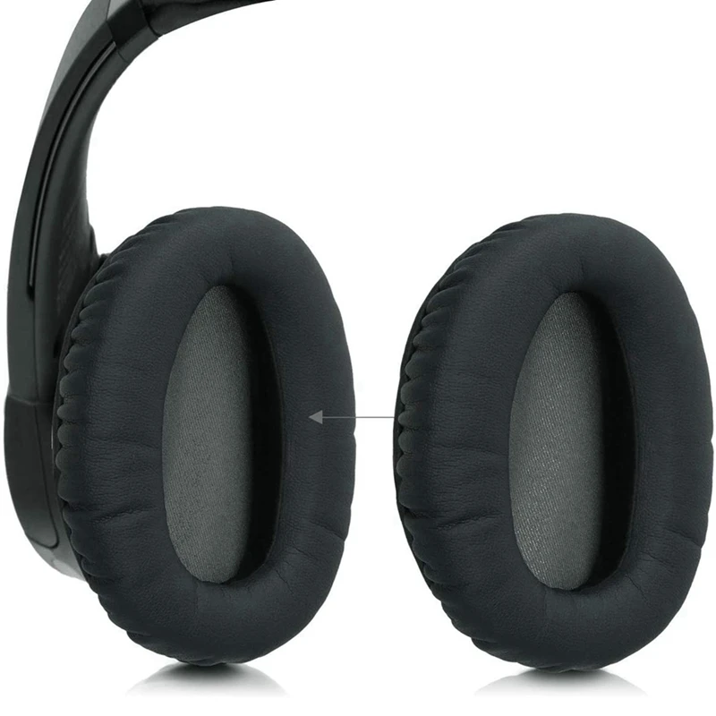 4X Replacement Ear Pads Foam Earmuffs Ear Cushion For Sony WH-CH700N Headphones PU Leather Ear Pads